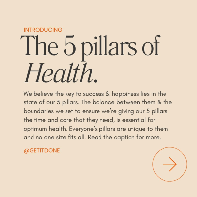 5 pillars of health